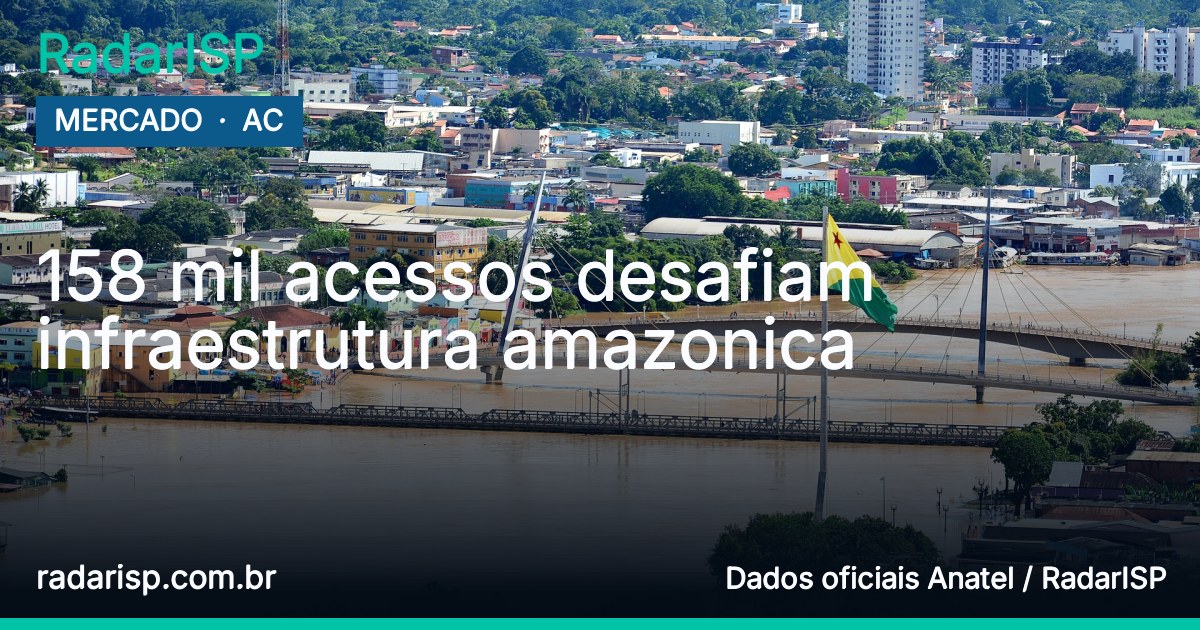 Capa 158 mil acessos desafiam infraestrutura amazonica