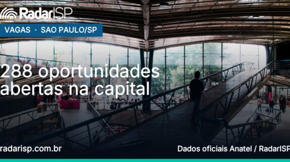 Capa 288 oportunidades abertas na capital Capa 288 oportunidades abertas na capital