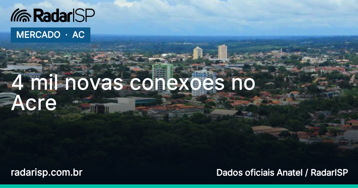 Capa 4 mil novas conexoes no Acre