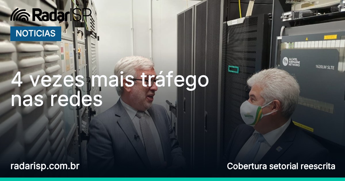 Capa 4 vezes mais tráfego nas redes
