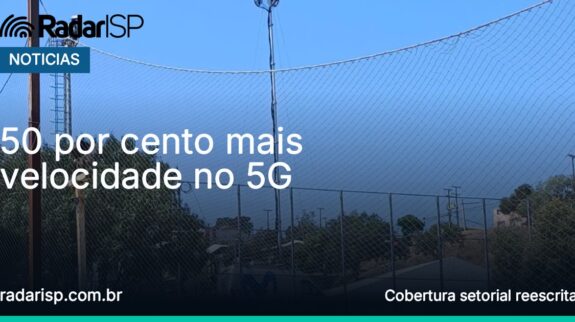 Capa 50 por cento mais velocidade no 5G Capa 50 por cento mais velocidade no 5G