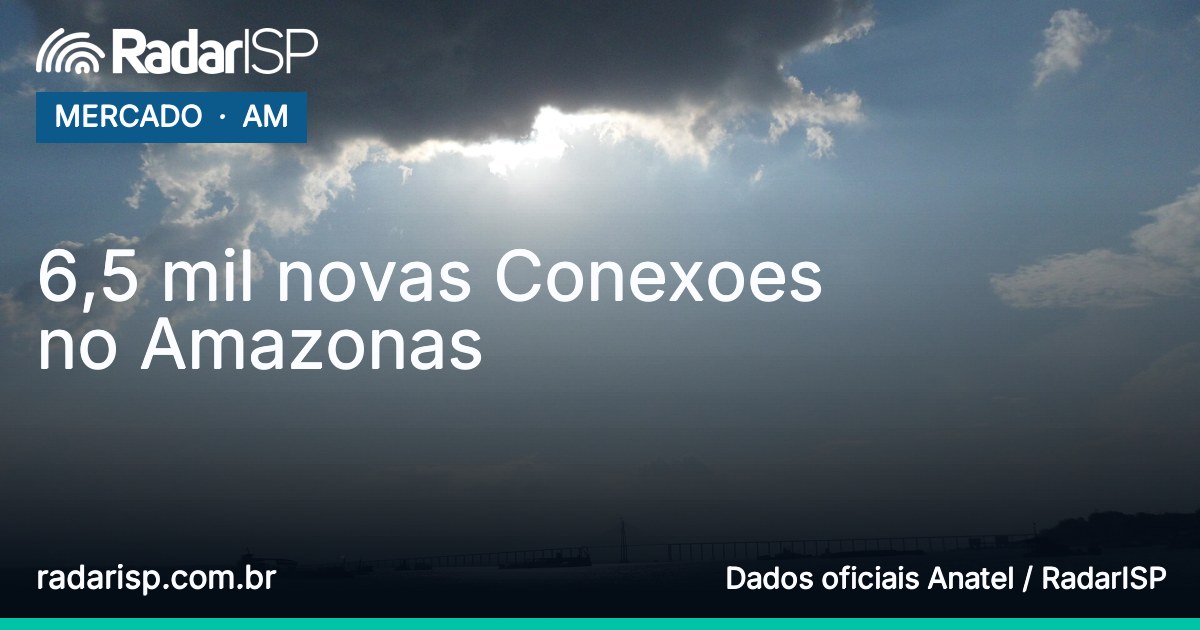 Capa 6,5 mil novas Conexoes no Amazonas