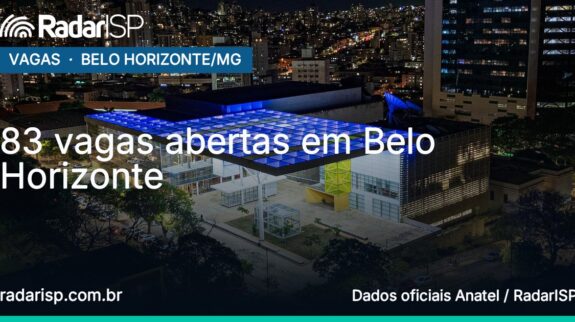 Capa 83 vagas abertas em Belo Horizonte
