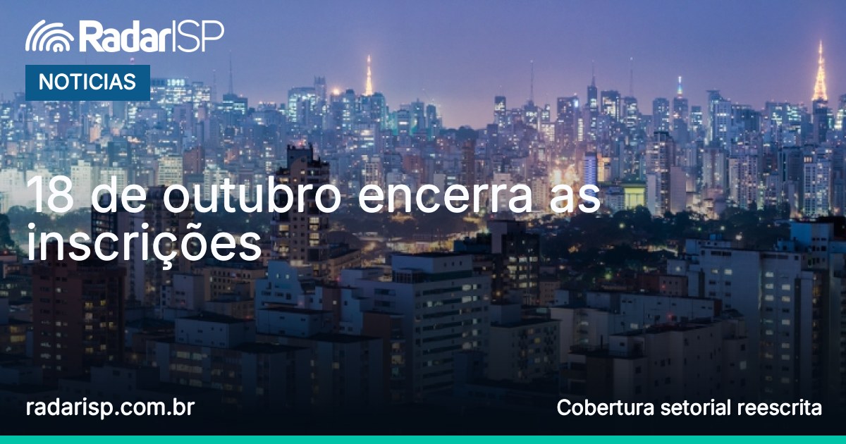 Capa 18 de outubro encerra as inscrições