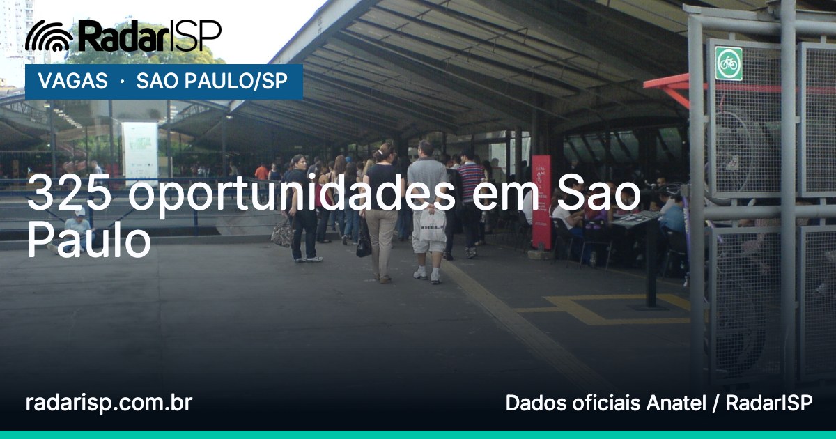 Capa 325 oportunidades em Sao Paulo