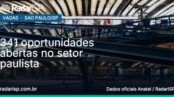 Capa 341 oportunidades abertas no setor paulista