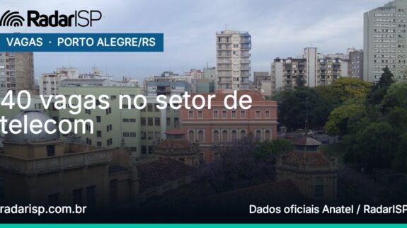 Capa 40 vagas no setor de telecom