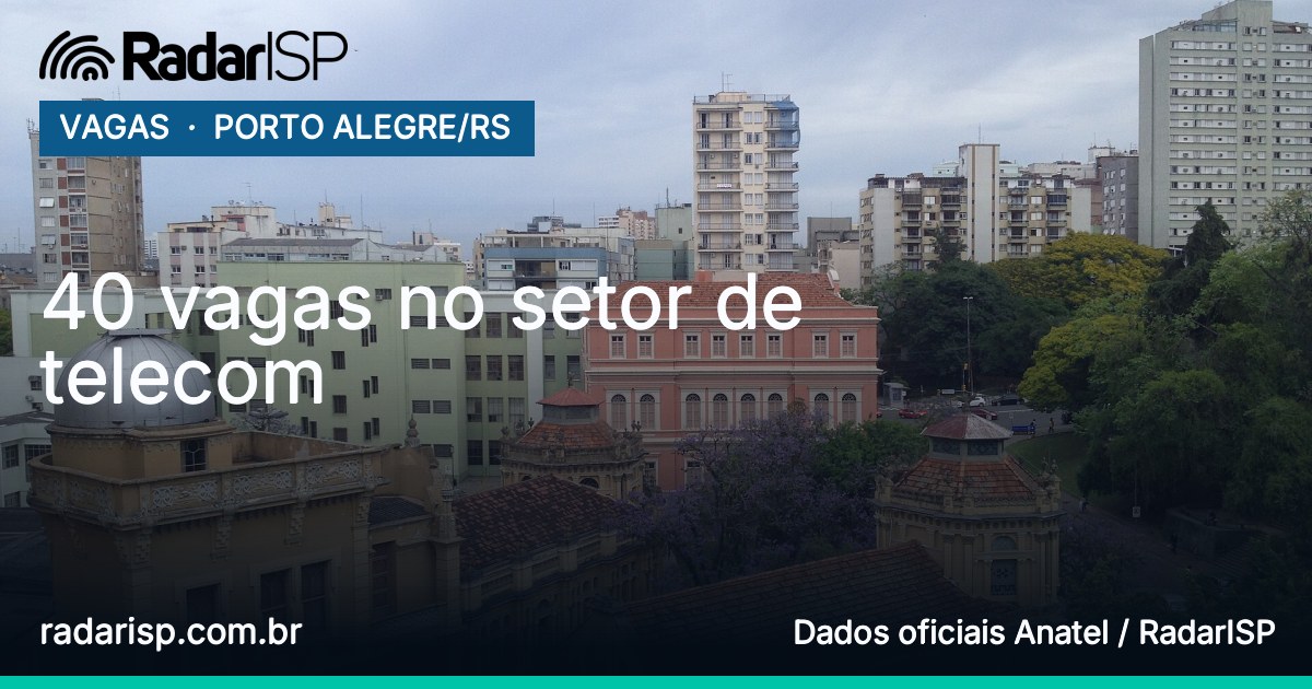 Capa 40 vagas no setor de telecom