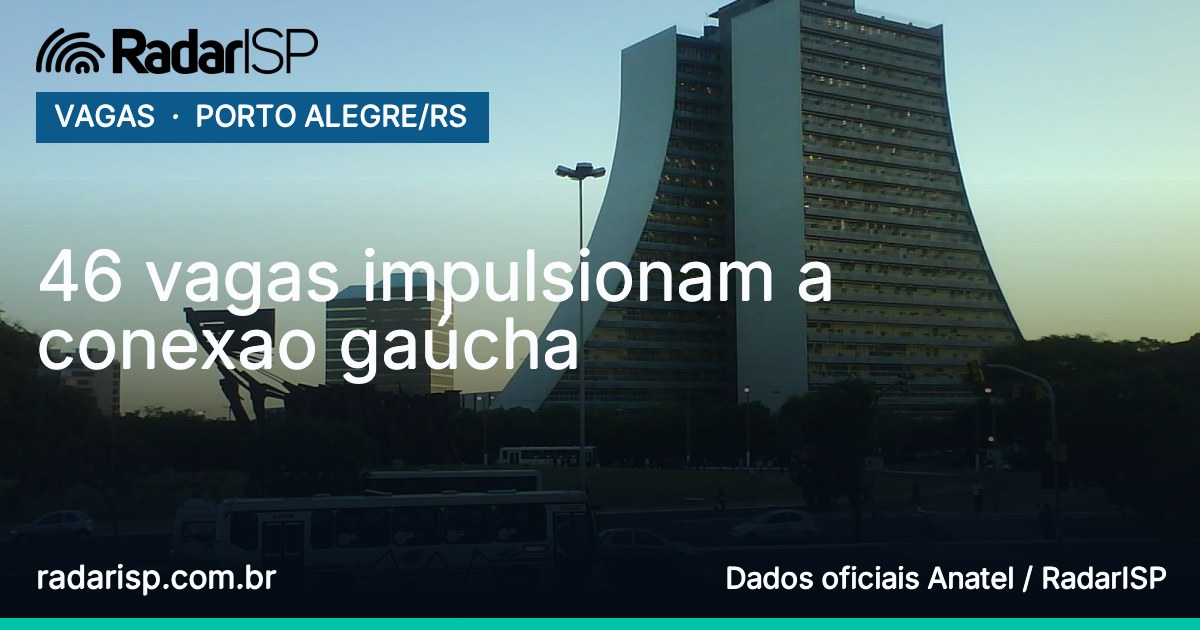 Capa 46 vagas impulsionam a conexao gaúcha