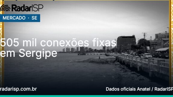 Capa 505 mil conexões fixas em Sergipe