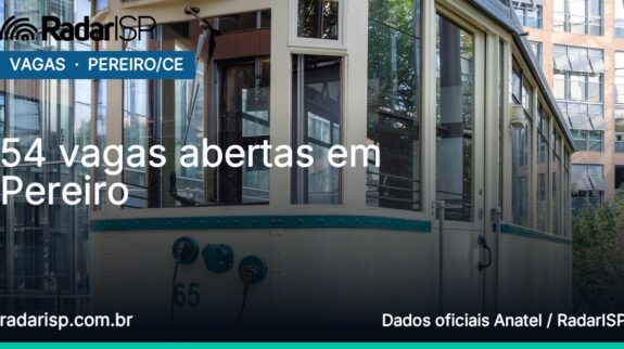 Capa 54 vagas abertas em Pereiro