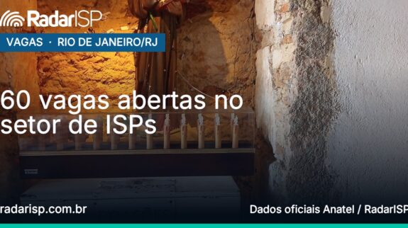 Capa 60 vagas abertas no setor de ISPs