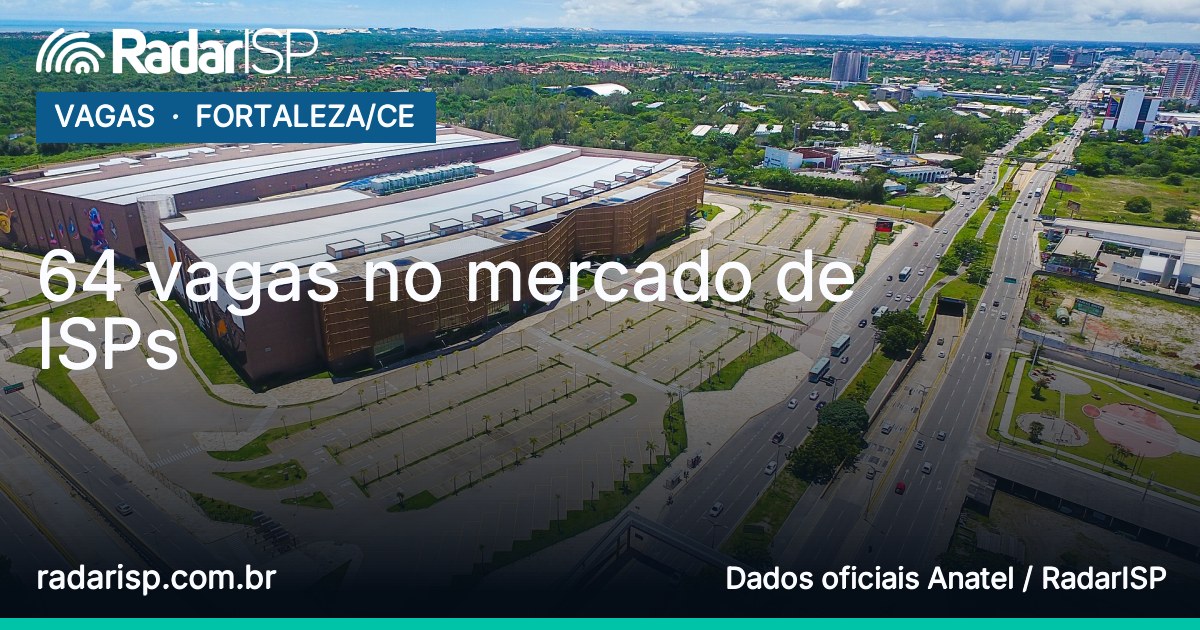Capa 64 vagas no mercado de ISPs