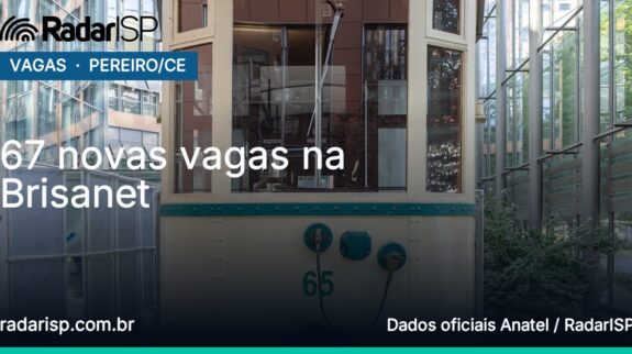 Capa 67 novas vagas na Brisanet Capa 67 novas vagas na Brisanet