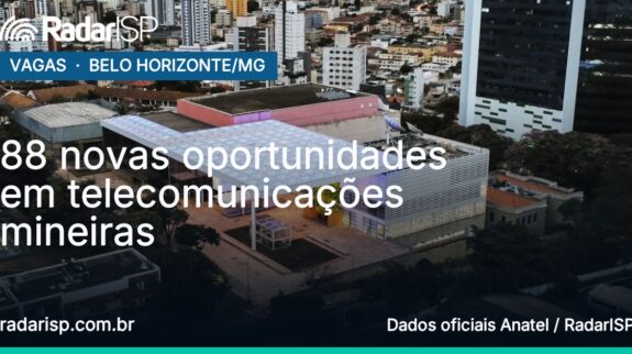 Capa 88 novas oportunidades em telecomunicações mineiras