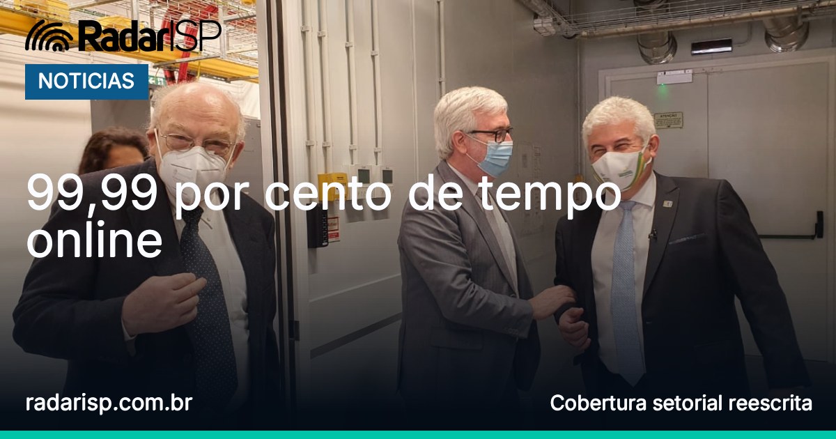 Capa 99,99 por cento de tempo online