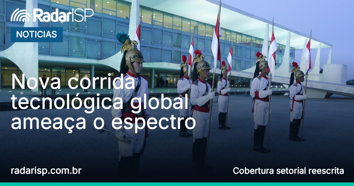 Capa Nova corrida tecnológica global ameaça o espectro nacional