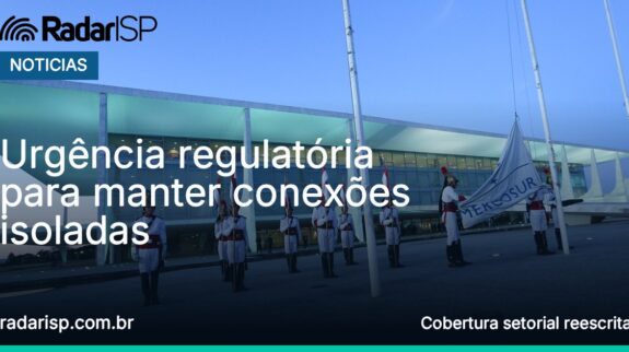 Capa Urgência regulatória para manter conexões isoladas Capa Urgência regulatória para manter conexões isoladas